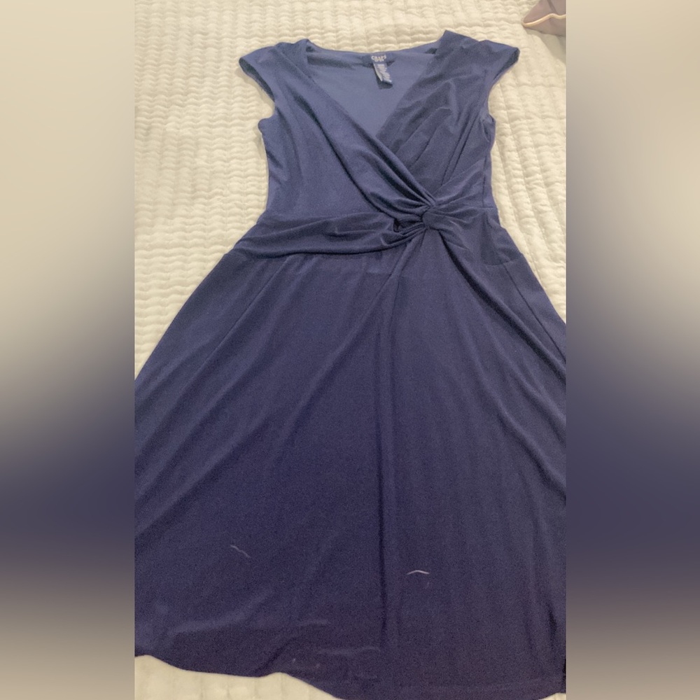 Navy Chaps Dress